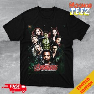 Avengers Age Of Downey Funny Robert Downey Jr Is In Every Characters T-Shirt