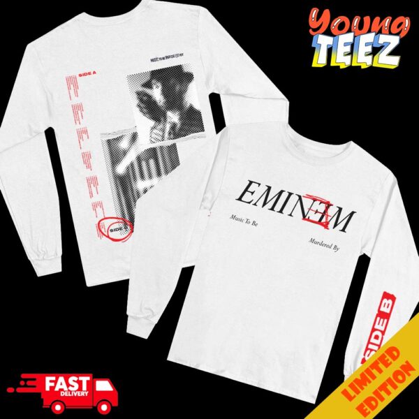 Eminem Music To Be Murdered By Side Be All Over Print Long Sleeve Hoodie T-Shirt