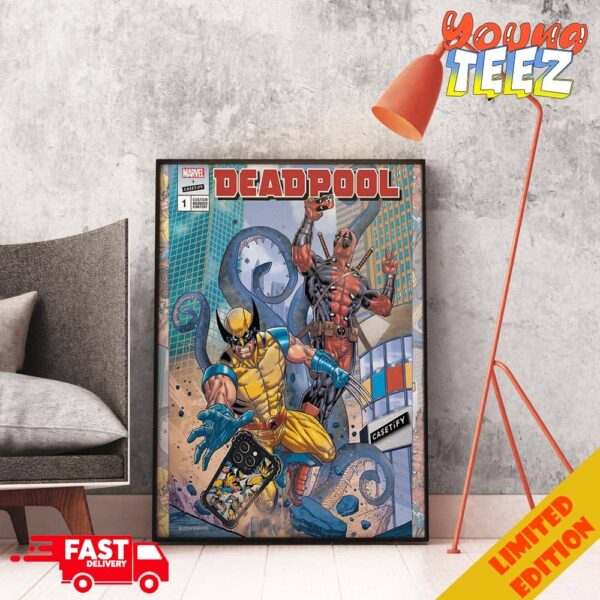 He’s Got The Claws We’ve Got The Cover The Limited Edition Deadpool x Wolverine CASETiFY Collection Home Decor Poster Canvas