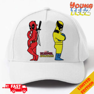 Hugh Better Not Miss Out Deadpool And Wolverine Marvel Studios Draw Poster Version White Classic Hat-Cap Snapback