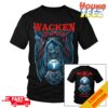 Metal Merch Wacken Open Air Festival 2025 Saucer UFO 34 Years Of Metal Madness Two Sides T-Shirt