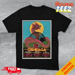 Osheaga Official Line Up Limited Edition August 2-3-4 Tour 2024 Parc Jean-Drapeau Montreal QC Canada T-Shirt