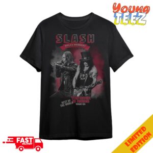 Slash ft Myles Kennedy Rest Of The World The River Is Rising Tour ’24 Version 1 T-Shirt